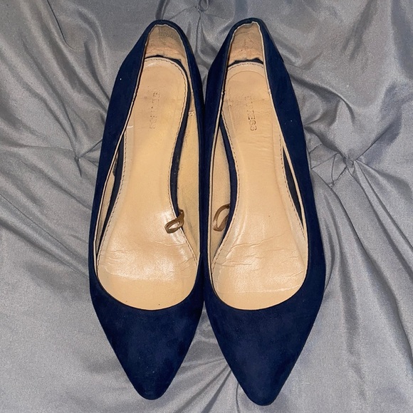 Express Shoes - GUC - Express - Navy Blue Flats
